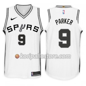 San Antonio Spurs Tony Parker 9 Nike 2017-18 Valkoinen Miesten Pelipaidat Swingman 